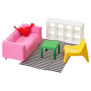 🆕 IKEA Huset Dollhouse Furniture Set